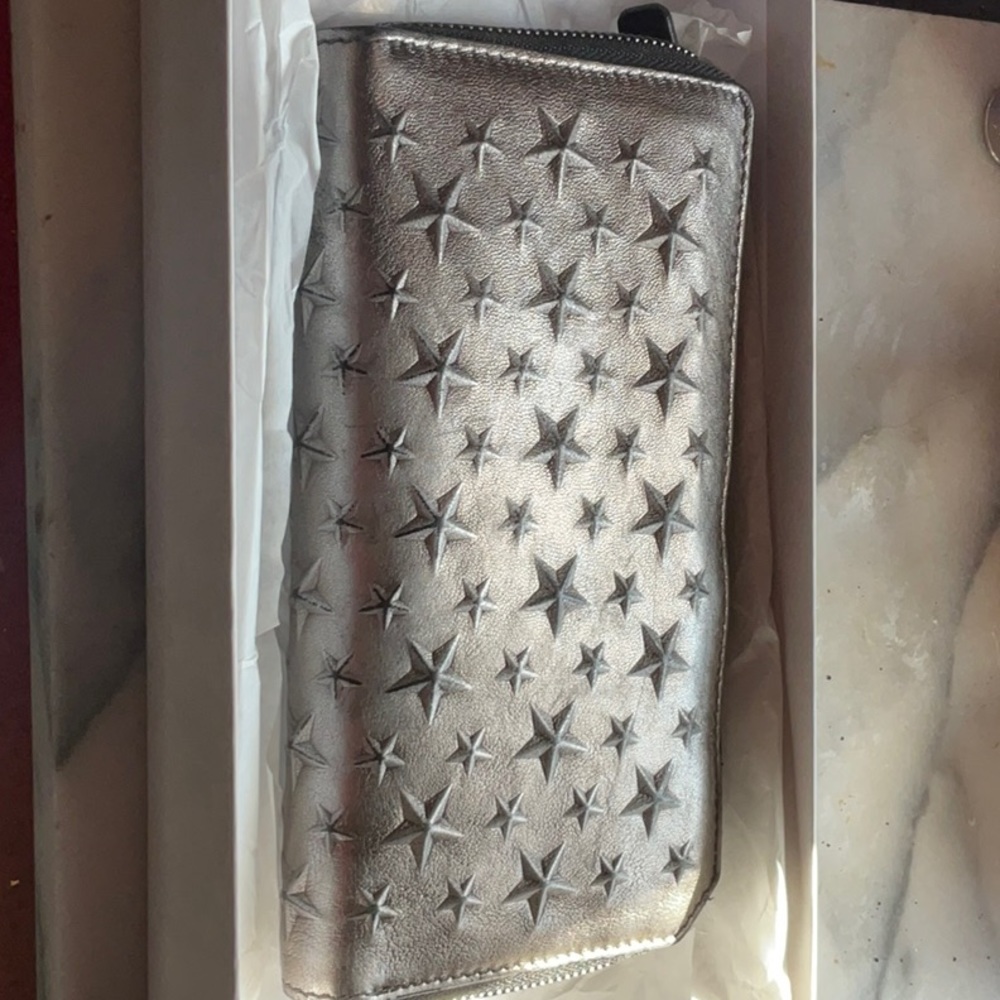 Jimmy Choo silver star wallet